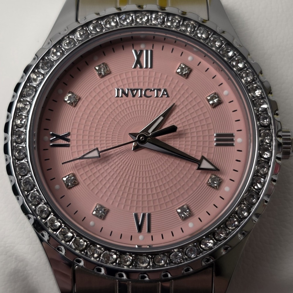NEW Invicta Women's Wildflower Collection 33mm Steel Pink Dial (69223) #0482